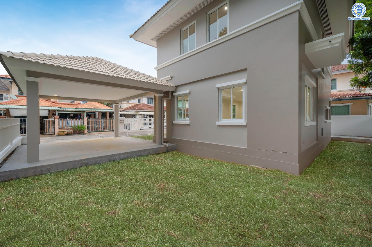 บ้านมือสองตกแต่งใหม่ โครงการ ชัยพฤกษ์ บางบัวทอง จากแบรนด์ LH หลังใหญ่กว่า 62.6 ตร.ว. ฟังก์ชัน 3 ห้องนอน 2 ห้องน้ำ จอดรถได้ 2 คัน พร้อม Facilities ครบครัน บนทำเลเดินทางสะดวก ติดถนนบางกรวย-ไทรน้อย ใกล้เซ็นทรัลเวสต์เกต และรถไฟฟ้าสายสีม่วง "สถานีบางพลู"...